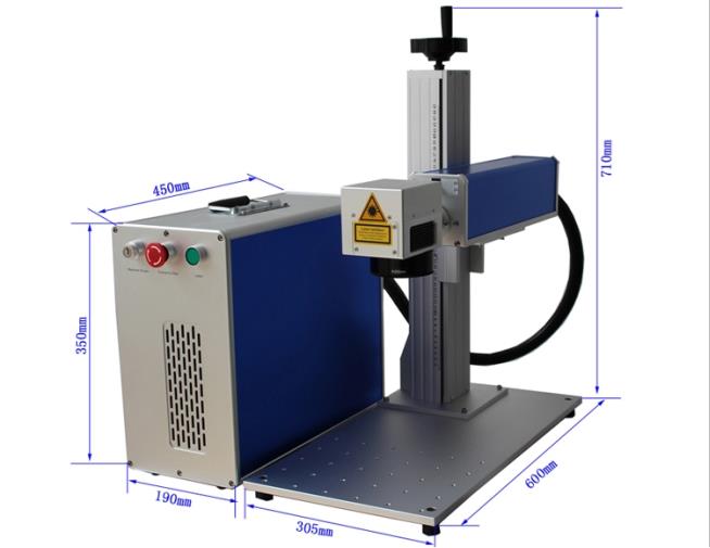 20w ເສັ້ນໄຍ laser ເຄື່ອງແກະສະຫລັກໂລຫະ Portable ເຄື່ອງຫມາຍໂລຫະ