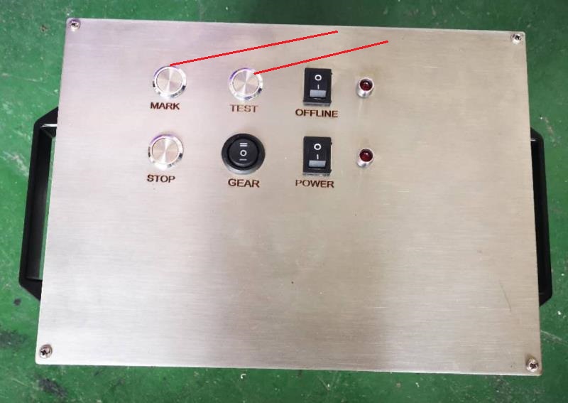 ເຄື່ອງແກະສະຫລັກໄຟຟ້າດ້ວຍມື, ເຄື່ອງຫມາຍແບດເຕີລີ່ Lithium, Wireless Dot Peen Marking Machine.